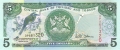 Trinidad Tobago 5 Dollars, 2002